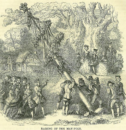 Rasing the May Pole